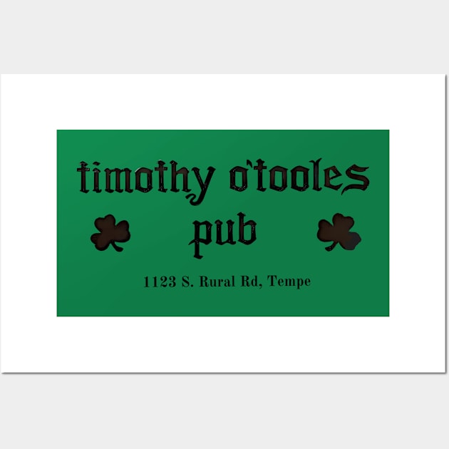 Timothy O'Toole's Pub - Tempe Arizona 1980s Wall Art by Desert Owl Designs